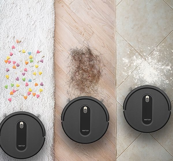 VACTIDY Nimble T6 2000 Pa Reinigungsroboter-Staubsauger APP Smart Home