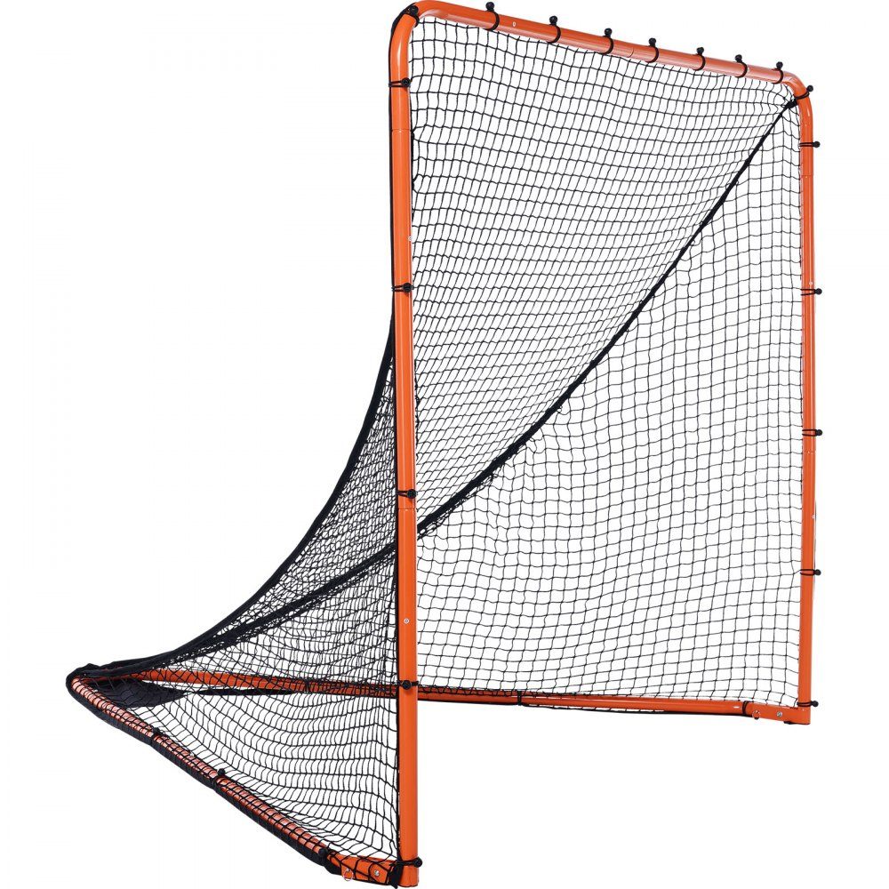Lacrosse Goal, 6' x 6' Lacrosse Net, Foldable Portable Backyard Lacrosse Training Equipment, Steel Frame Training Net, Quick and Easy to Set Up Lacrosse Goal, Perfect for Training