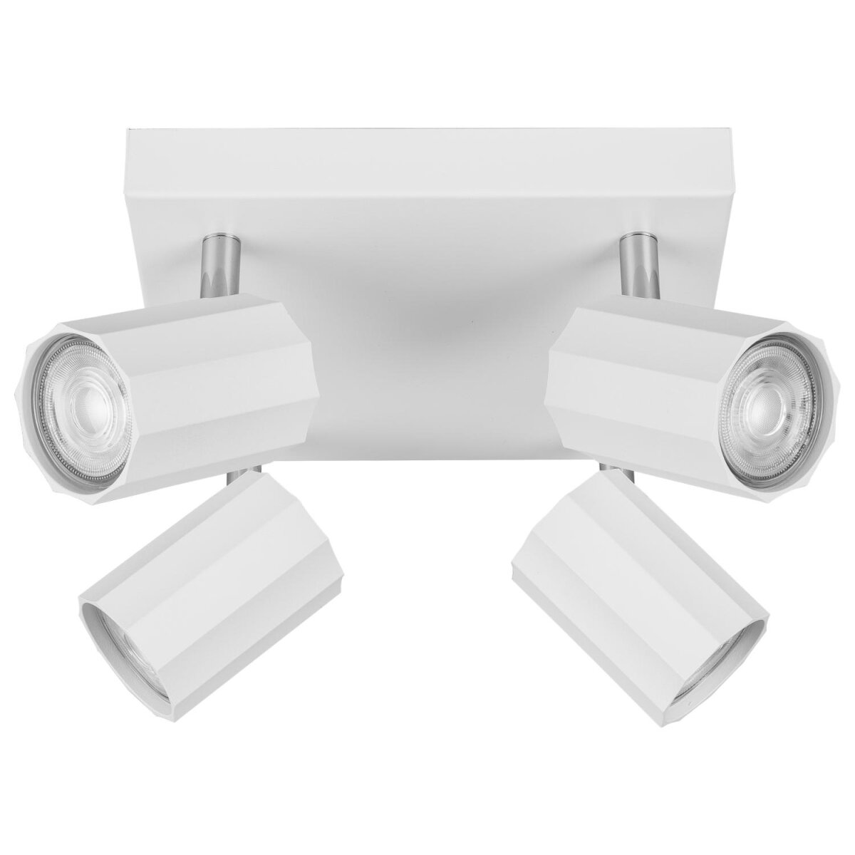 LIVARNO home lampa sufitowa / reflektor sufitowy, z 4 odchylanymi i obrotowymi punktami (reflektor sufitowy, biały) LIVARNO home lampa sufitowa / reflektor sufitowy, z 4 odchylanymi i obrotowymi punktami (reflektor sufitowy, biały)
