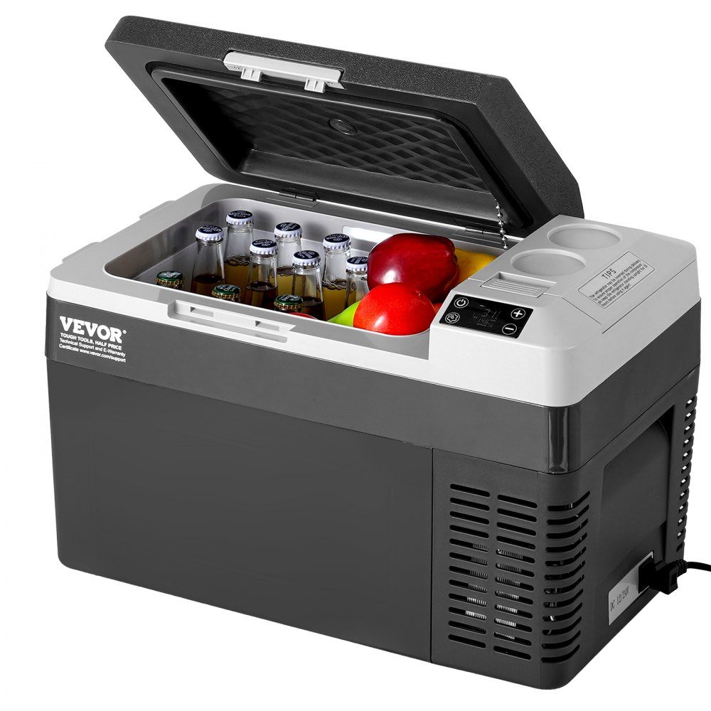 Portable Car Fridge, 12V Car Fridge, 25L Portable Single Zone Freezer, Adjustable Temperature, Compressor Cooler for Home, Outdoor, Camping, RV, Car