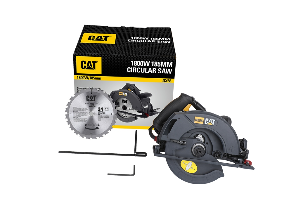 Scie circulaire à main CAT DX56 185 mm 1800 W Scie circulaire à main CAT DX56 185 mm 1800 W
