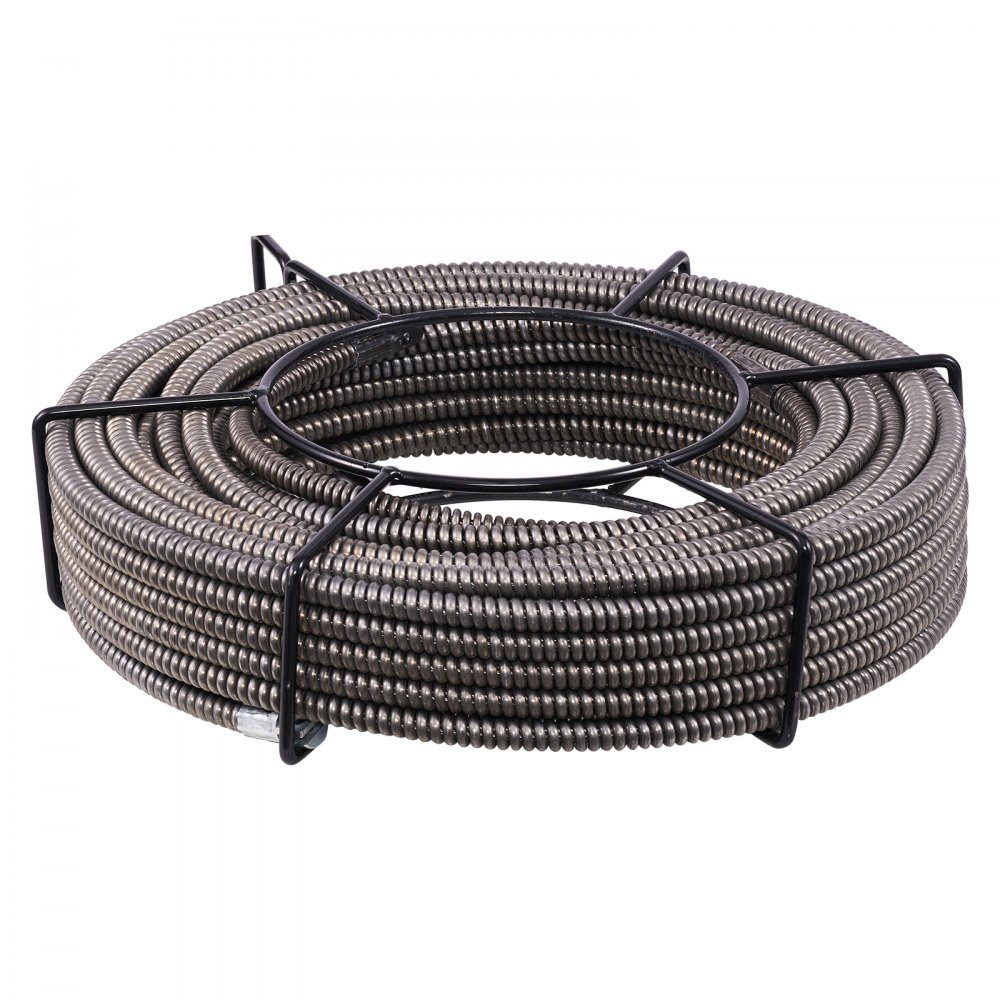 Pijpreinigingsmachine 390W pijpreinigingsapparaat spiraal 15 mm x 13 mm compacte elektrische pijpreiniger met 8 verwisselbare messen schuifhulsgereedschap 51-102 mm voor pijpinstallatie