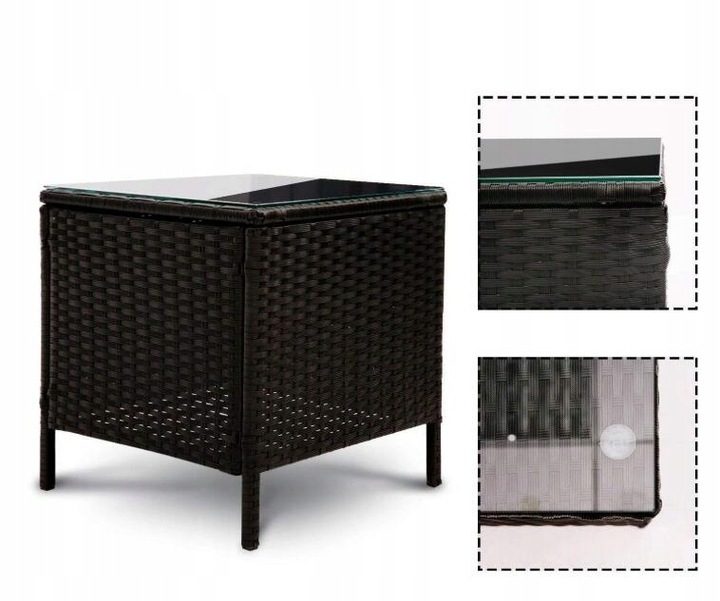 Sitzgruppe Rattan Gartenmöbel Gartenmöbel Polyrattan Set Tisch Sessel Lounge