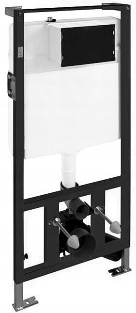 Vorwandelement Wand-Unterputz-WC-Set RAHMEN + WC + Griff SET 7in1 Design 1
