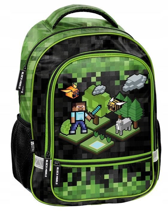 Schooltas rugzak rugzak schooltas Pixel Minecraft XXXL starterset