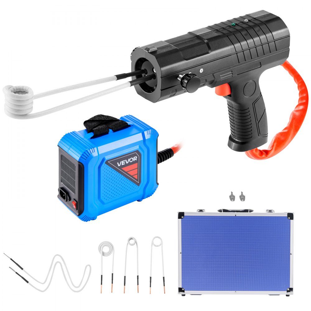 Screw Removal Induction Heater 1800W Magnetic Induction Heater Kit Rusty Screw Removal Heater Auto Workshop Repair Tools with 4 Coils – Part No. HT-22282
