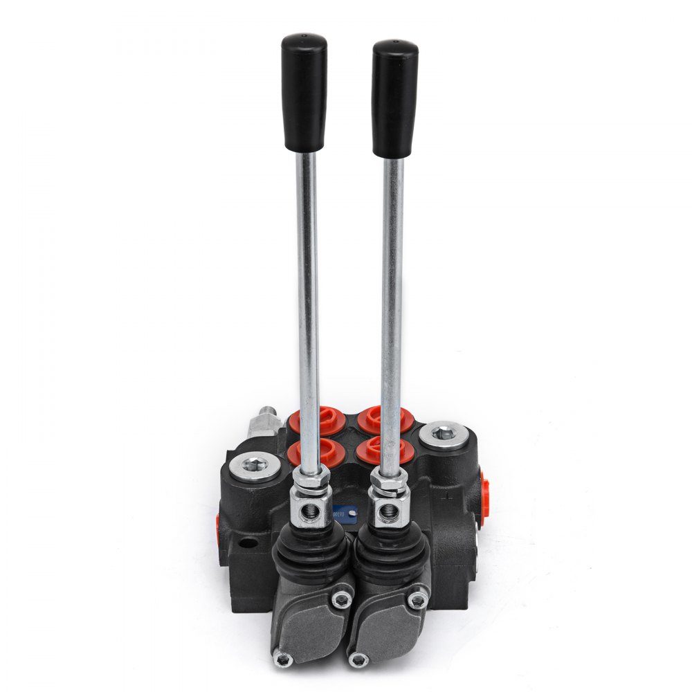 2-Spulen-Hydraulikventil-Handhebelventil, 11GPM-Wegeventil einstellbar, 6,3 kg hydraulisches Venti-Ventil einstellbar