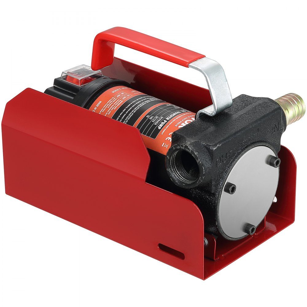 Dieselpumpe, 155 W, Kraftstoffpumpe, Saugpumpe, 1/4 PS, Heizölpumpe, 12 V, 8 m Förderhöhe, 3 m Saughöhe, selbstansaugende Automatikdüse, 4 m Auslassschlauch für Diesel-Kerosin-Transformatoröl