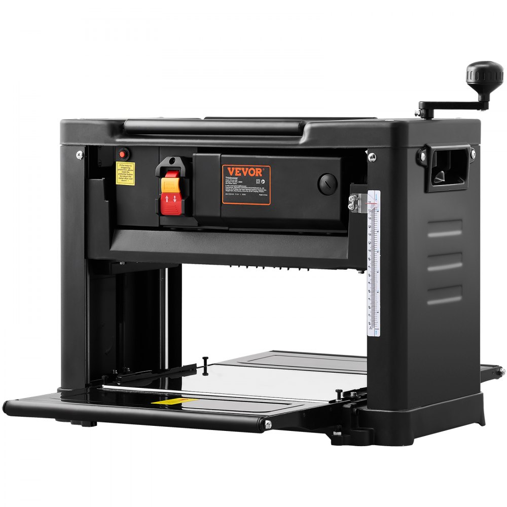 Dikteschaaf 1800 W met 2 HS-schaafmessen, werktafel 330 mm breed Max. snijdikte 15 cm schaafmachine Ideaal voor houtbewerking voor timmerlieden, doe-het-zelvers en decorateurs Dikteschaaf 1800 W met 2 HS-schaafmessen, werktafel 330 mm breed Max. snijdikte 15 cm schaafmachine Ideaal voor houtbewerking voor timmerlieden, doe-het-zelvers en decorateurs