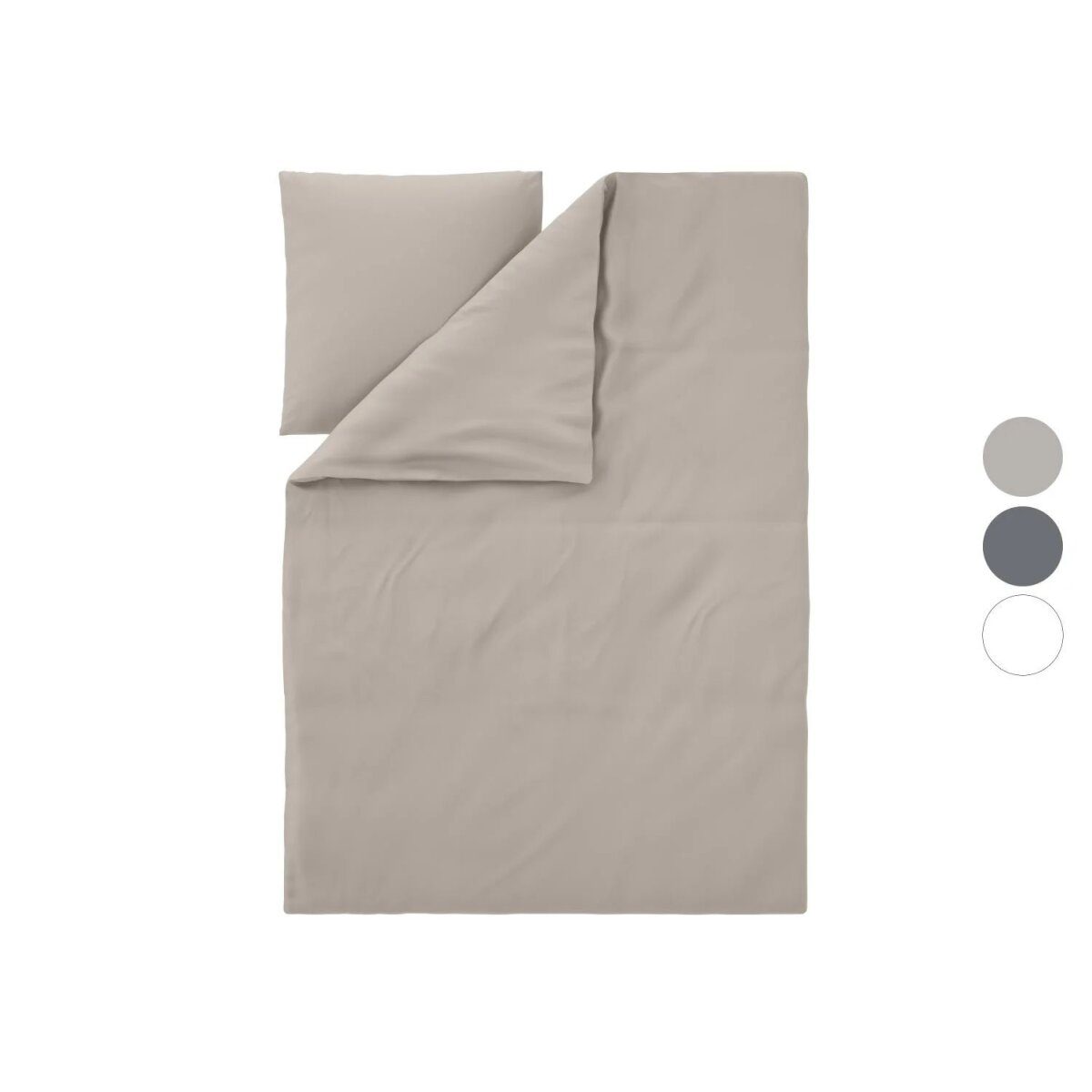 LIVARNO® microfiber washed bed linen, 155 x 220 cm