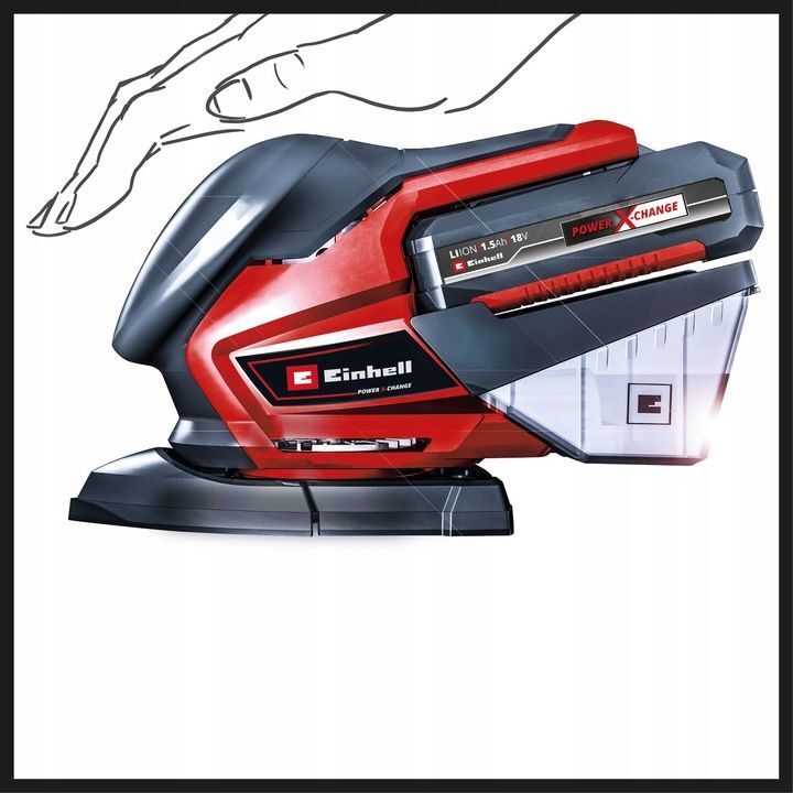 Einhell Akku-Multischleifer TE-OS 18/1 Li Solo Power