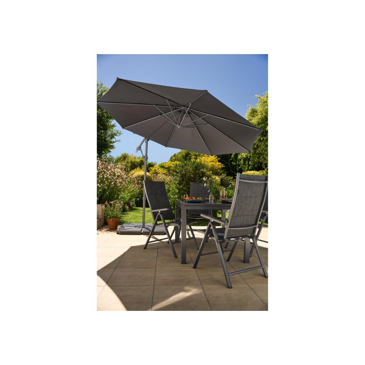 Parasol wiszący LIVARNO, Ø300 cm, antracyt