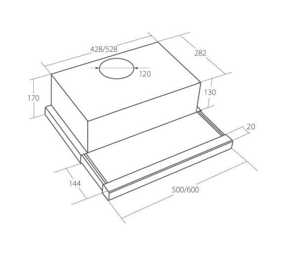 *BESTSELLER* Design Dunstabzugshaube ausziehbar NEU in Originalverpackung