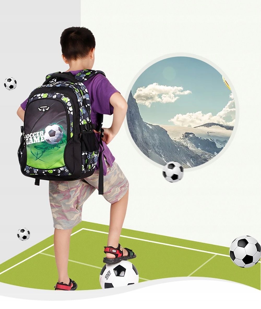 Schulranzen Rucksack Rucksack Schulranzen Fußball Set 4