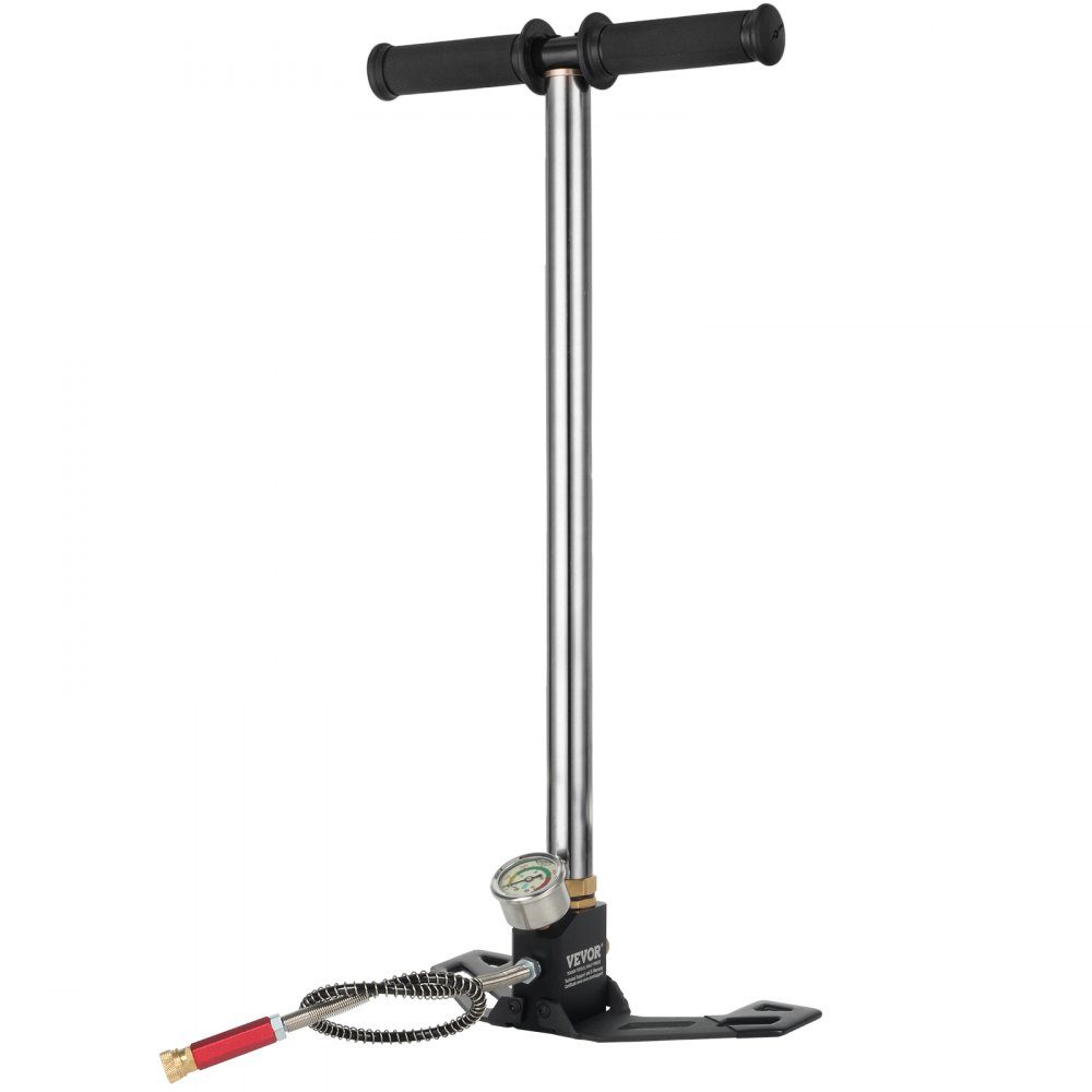 Pompe à air haute pression à trois étages 4500 psi, pompe à main portable 30 MPa, pompe à air pompe à vélo haute pression pompe à air pour vélo électrique VTT vélo de route accessoires complets