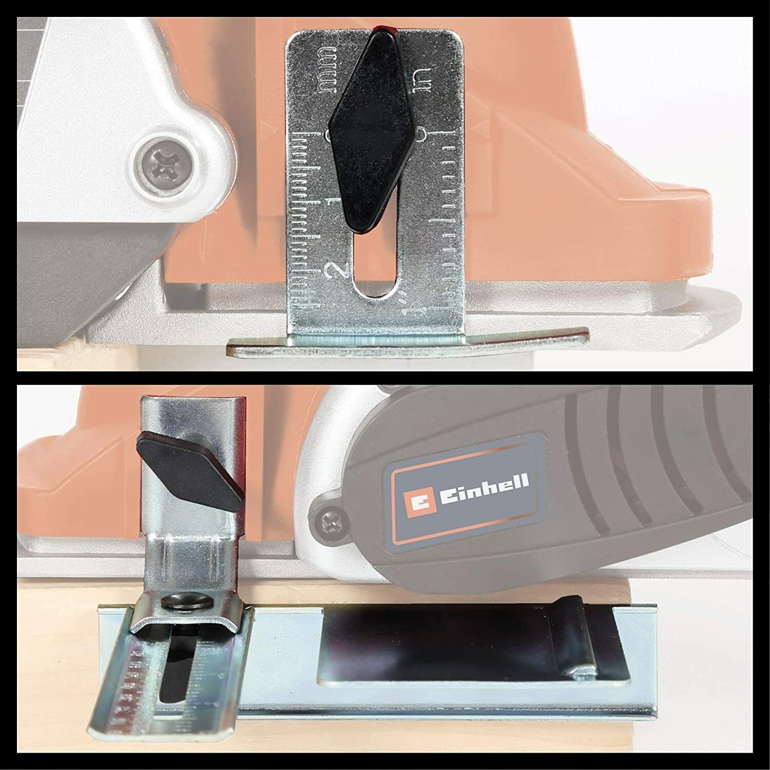 Einhell Elektroplaner TE-PL 900 (900 W, bis 3 mm Schnitttiefe, große Messerwelle, Grundplatte mit 3 V-Nuten, Softgrip, inkl. Parallelanschlag, Falztiefenanschlag, TCT-Planermesser)