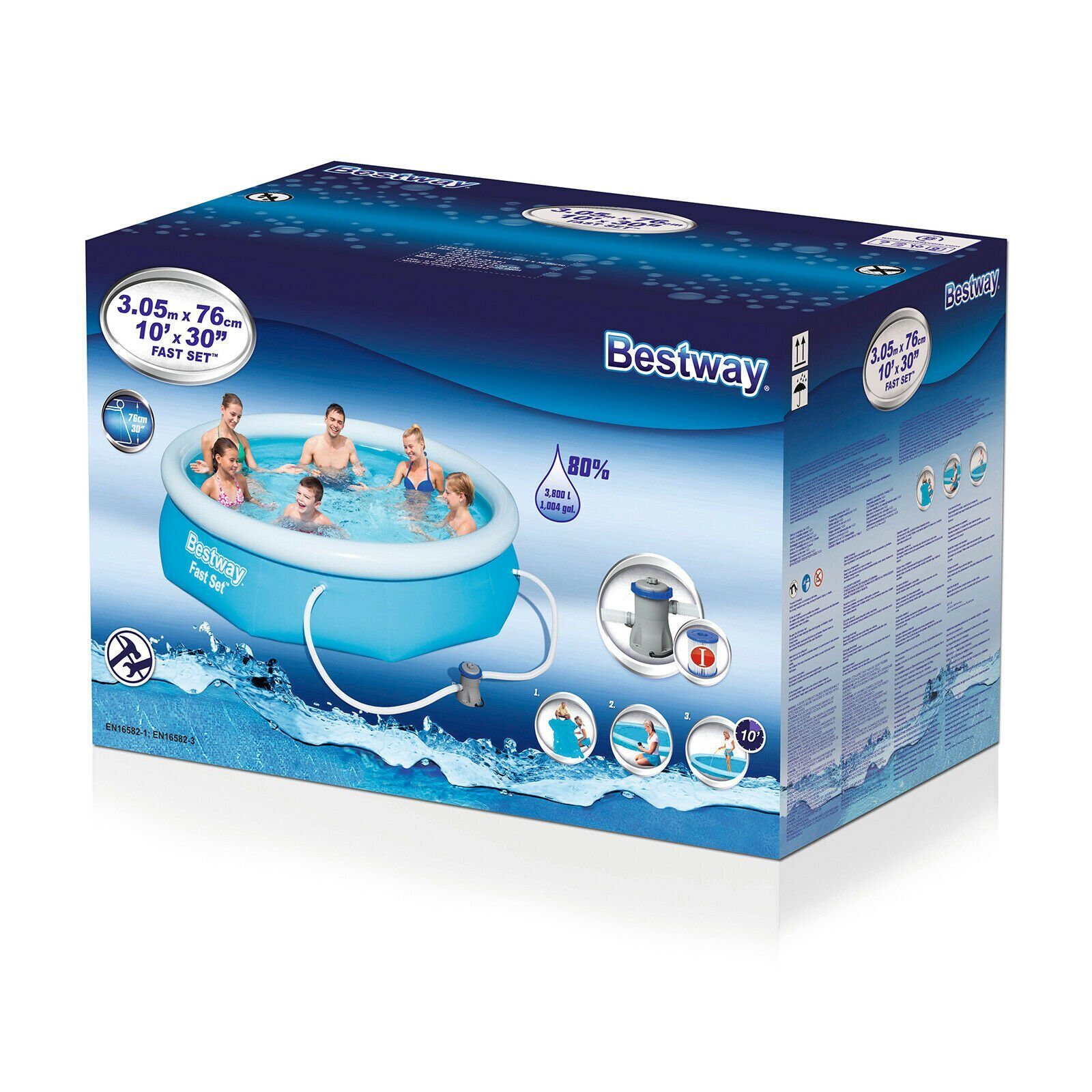 %SALE% INTEX »Set Pool« mit Filtersystem, 305 x 76cm Starterset