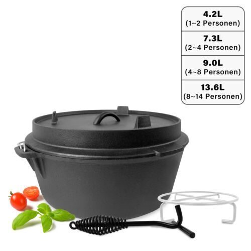 Starterset BBQ Dutch Oven Füße ca. 9 Liter