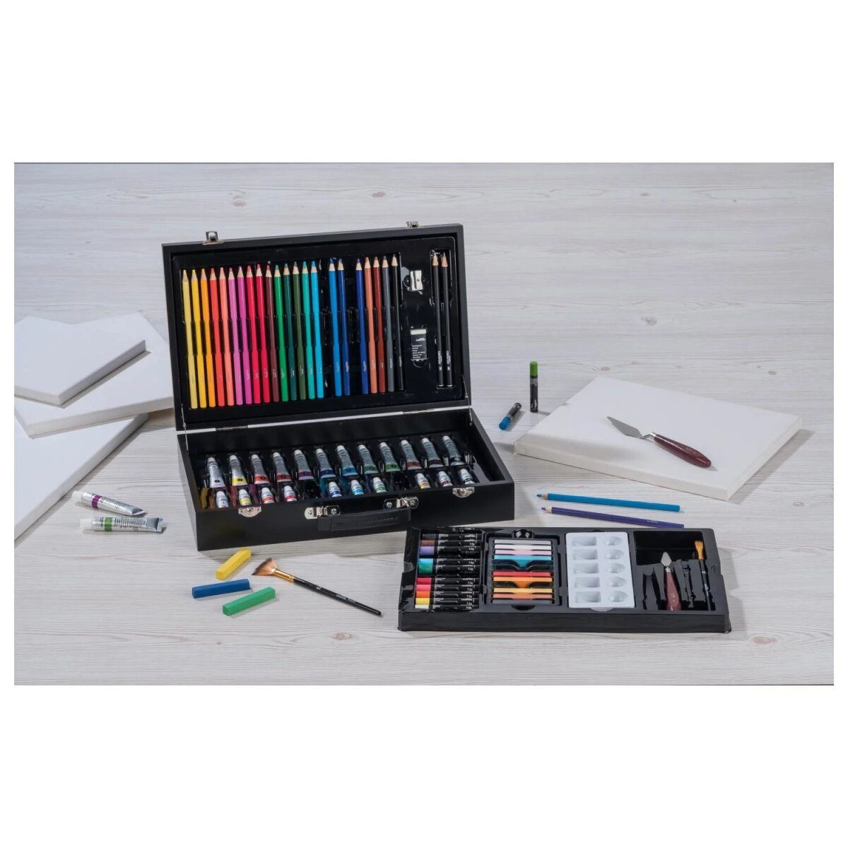 CRELANDO® schilderskoffer, 81 stuks