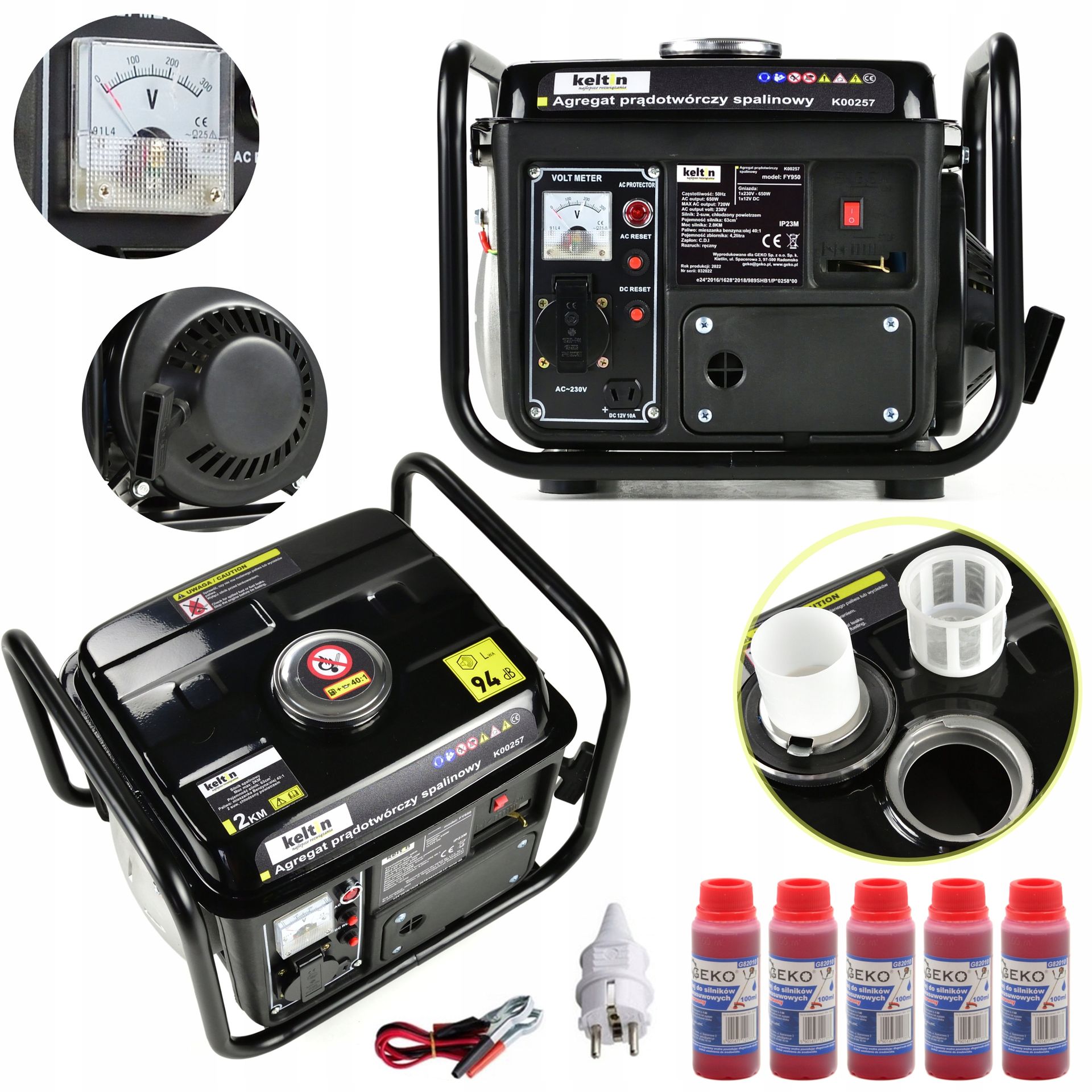 Groupe électrogène monophasé, 1500W, mobile et portable Groupe électrogène monophasé, 1500W, mobile et portable