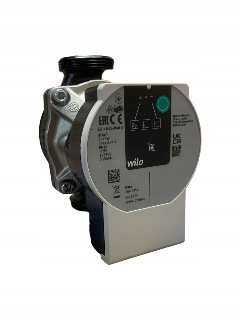 Pompe de circulation Wilo Pompe 25/6/130 5004 Pompe de circulation Wilo Pompe 25/6/130 5004