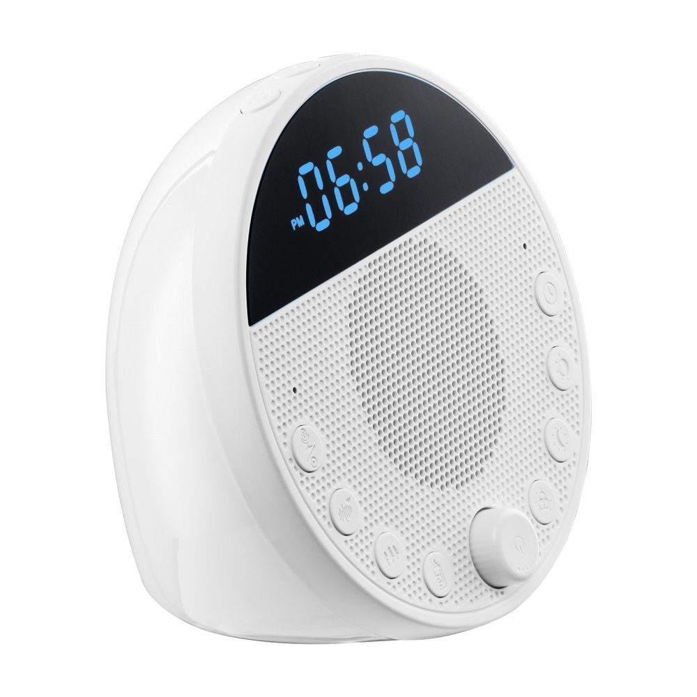 Sleep Aid, White Noise Device, 18 Music Tracks, 7 Color Night Light, 6-in-1 White Noise Sound Device with Dual Alarms, APP, Auto Off Timer and Memory Function