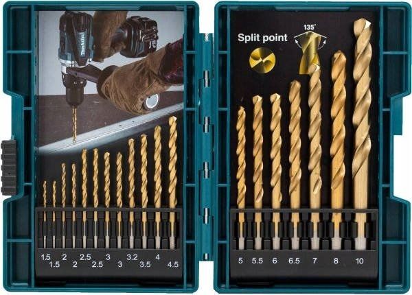 MAKITA Ultimate Bohrerset Metallbau Metallbohrer 19-teilig MAKITA Ultimate Bohrerset Metallbau Metallbohrer 19-teilig