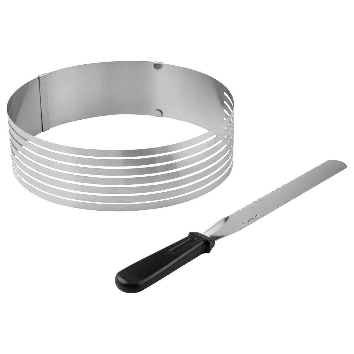 LIVARNO Home kitchen lifter/cake base cutting aid made of stainless steel, dishwasher safe