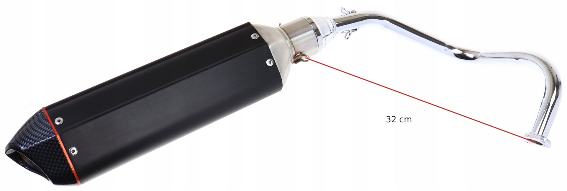 SILENCIEUX D'ECHAPPEMENT SCOOTER 4T ZIPP QUEST ROMET GY6 SPORT