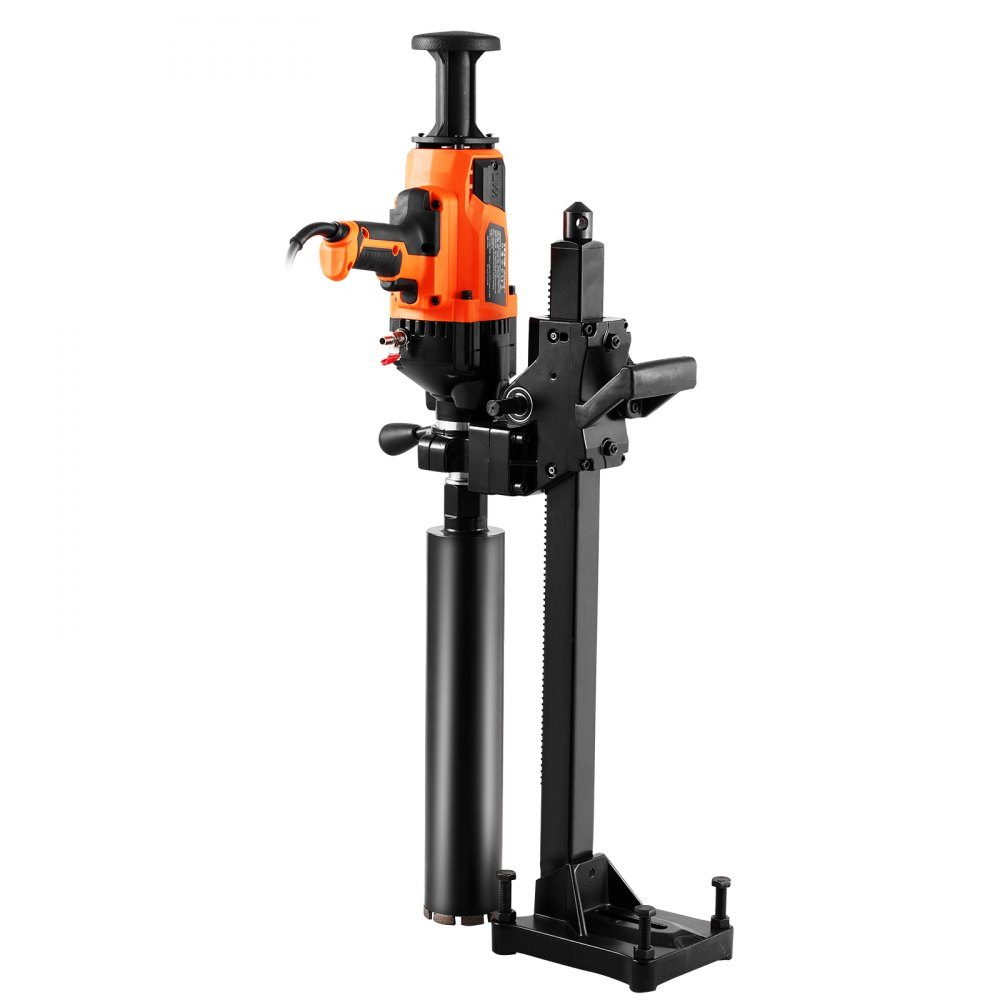 Kernbohrmaschine Diamant-Kernbohrmaschine 2-18 cm Bohrdurchmesser, handgeführte Diamant-Kernbohrmaschine mit Ständer und Kernbohrmaschine, 2600 W Betonkernbohrmaschine Nass- und Trockenanwendung, für Beton
