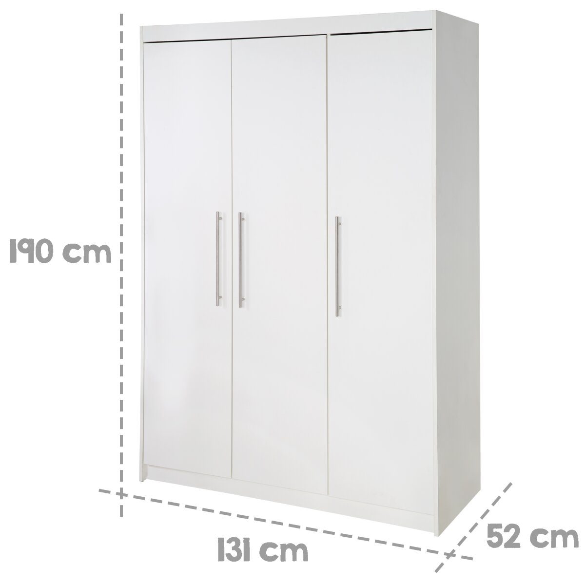 roba wardrobe 'Maren', 3 doors, white