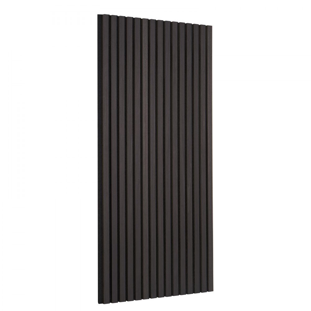 Akoestische panelen 1200x600x21mm MDF Accent houten wandpanelen voor moderne interieur wanddecoratie Akoestische panelen Kunsthouten wandpanelen voor ruisonderdrukking Zwart eiken – Artikelnr. HT-23101
