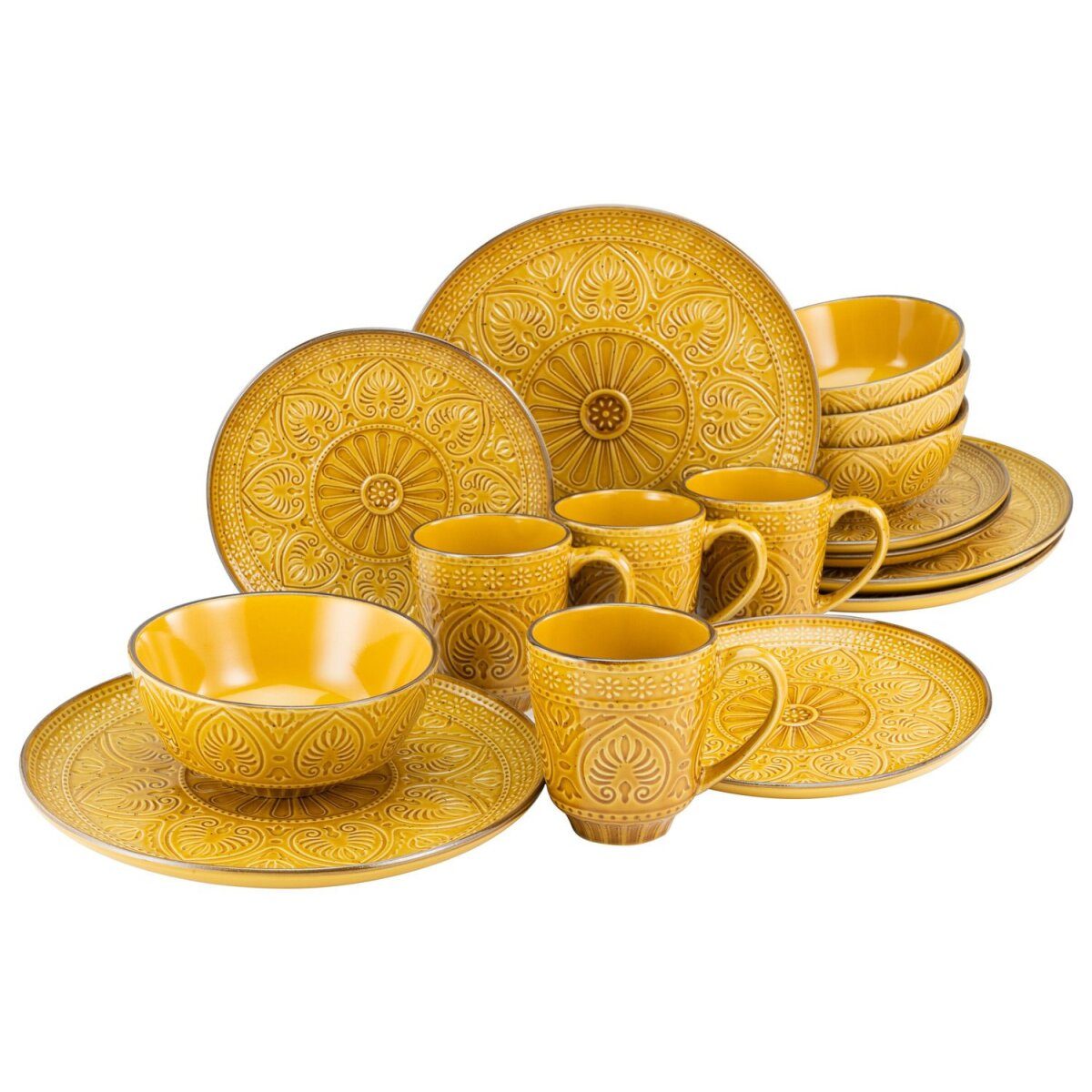 Creatable Zestaw naczyń stołowych Creatable Samarkanda, 16 elementów.