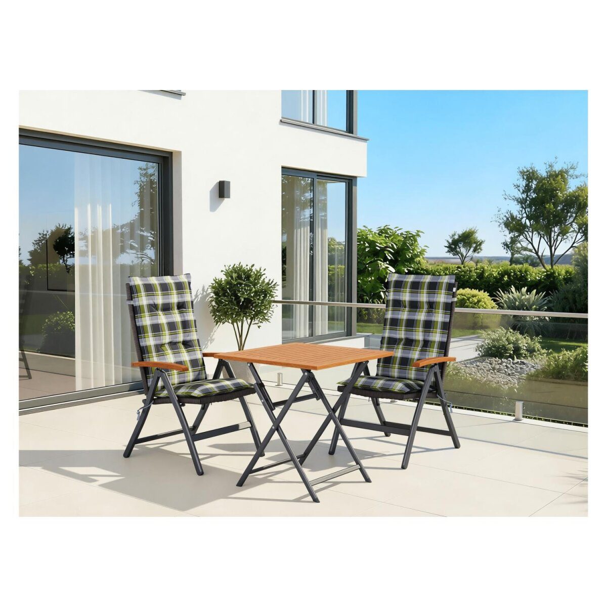 LIVARNO® basket folding chair »Valencia«, 2 parts