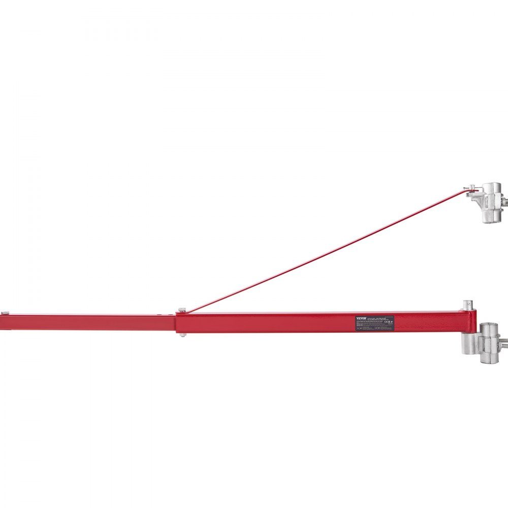 Elektrische takelsteunarm 600 kg draagvermogen Elektrische takelhouder Draaiarm Stalen takelframe 180 ° roterende steigertakel Hefarm Lier Hefarm voor hijswerkplaats Garage