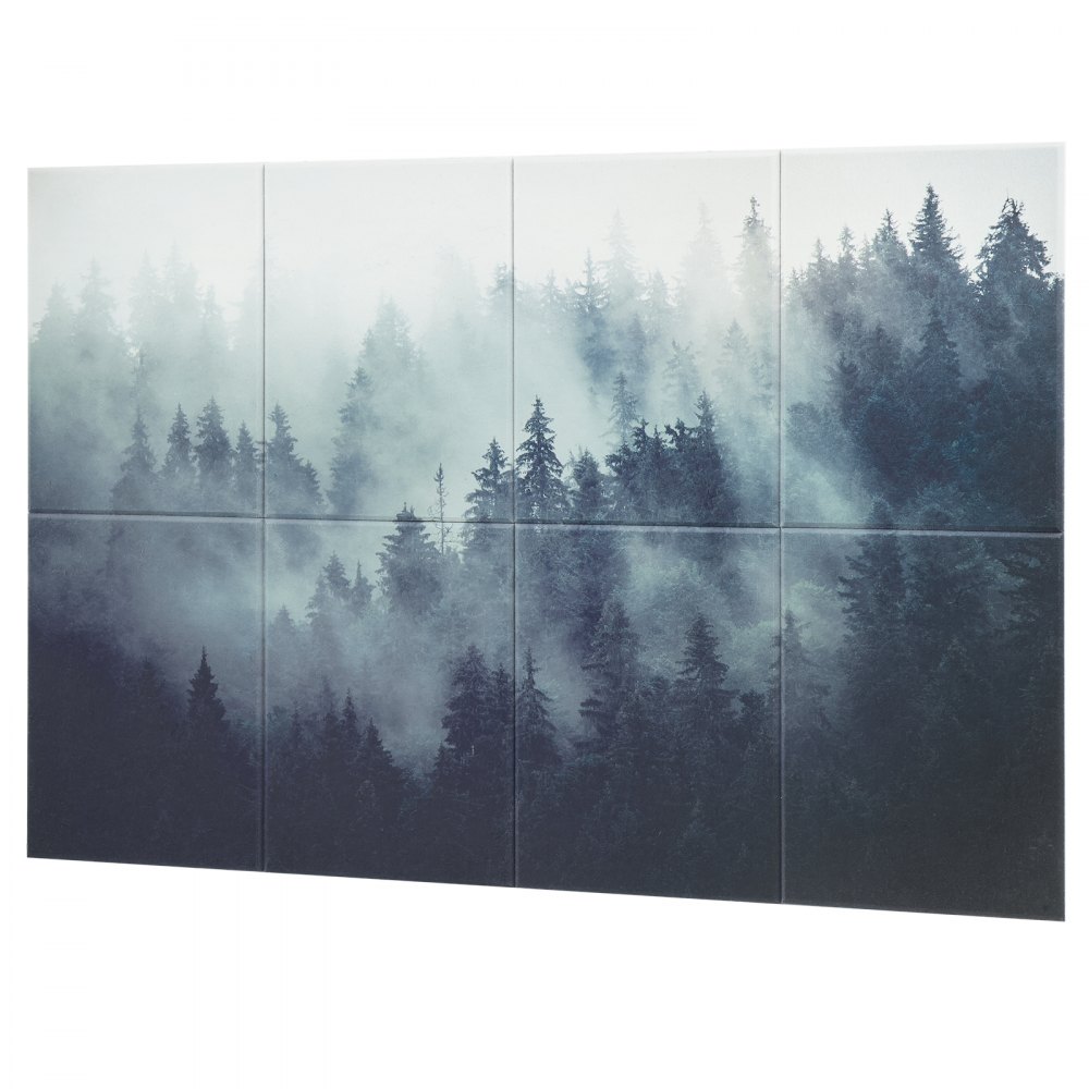 Pack de 8 panneaux acoustiques, 1200x800x10 mm, panneaux muraux acoustiques, panneaux autocollants, insonorisants et absorbants pour maison, bureau, studio, salle de jeux, théâtre, forêt Pack de 8 panneaux acoustiques, 1200x800x10 mm, panneaux muraux acoustiques, panneaux autocollants, insonorisants et absorbants pour maison, bureau, studio, salle de jeux, théâtre, forêt