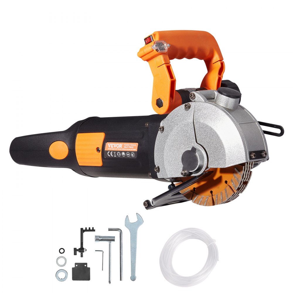 Elektrische Wandfräsmaschine, 5000 U/min, Wandschlitzfräse, 4800 Watt, Wandnutfräse, Schlitzmaschine, 42 mm, für Ziegel, Granit, Marmor, Beton, Fräser, Ausklinker, Nuter mit 5 x Sägeblättern Elektrische Wandfräsmaschine, 5000 U/min, Wandschlitzfräse, 4800 Watt, Wandnutfräse, Schlitzmaschine, 42 mm, für Ziegel, Granit, Marmor, Beton, Fräser, Ausklinker, Nuter mit 5 x Sägeblättern
