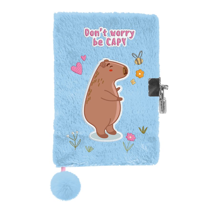 Capibara pluchen dagboek