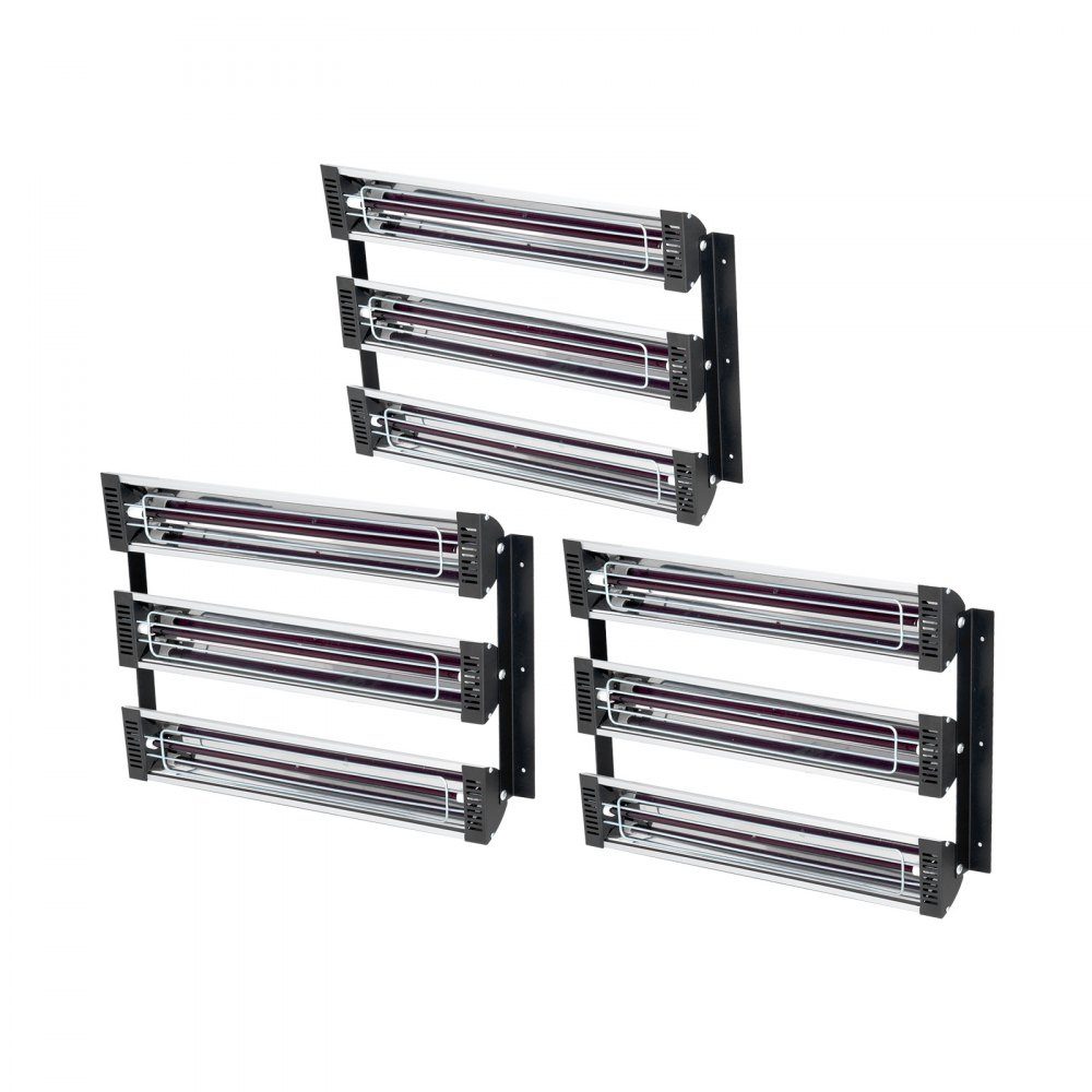 3x paint dryer radiator infrared heater infrared lamp 3kW