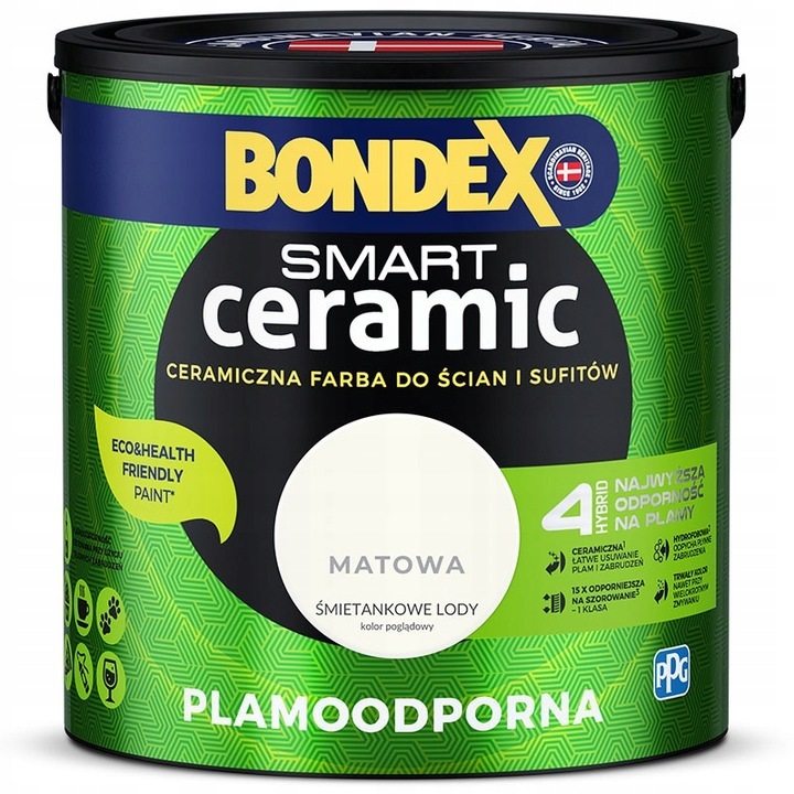 Peinture murale en céramique Bondex 2,5 l beige glacé crémeux mat Peinture murale en céramique Bondex 2,5 l beige glacé crémeux mat