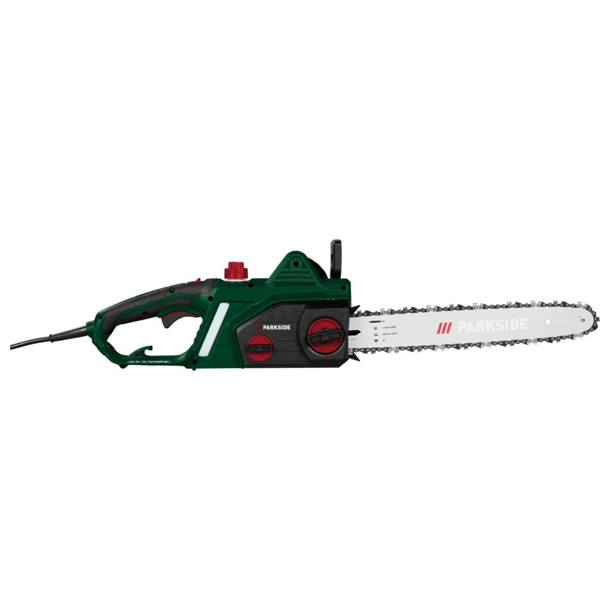 PARKSIDE® Elektrokettensäge »PEKS 2200 B1«, 2-Hand-Leistungsschalter PARKSIDE® Elektrokettensäge »PEKS 2200 B1«, 2-Hand-Leistungsschalter
