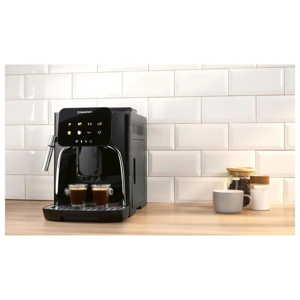 SILVERCREST® volautomatische koffiemachine »SKVA 1450 A2« gebruikt