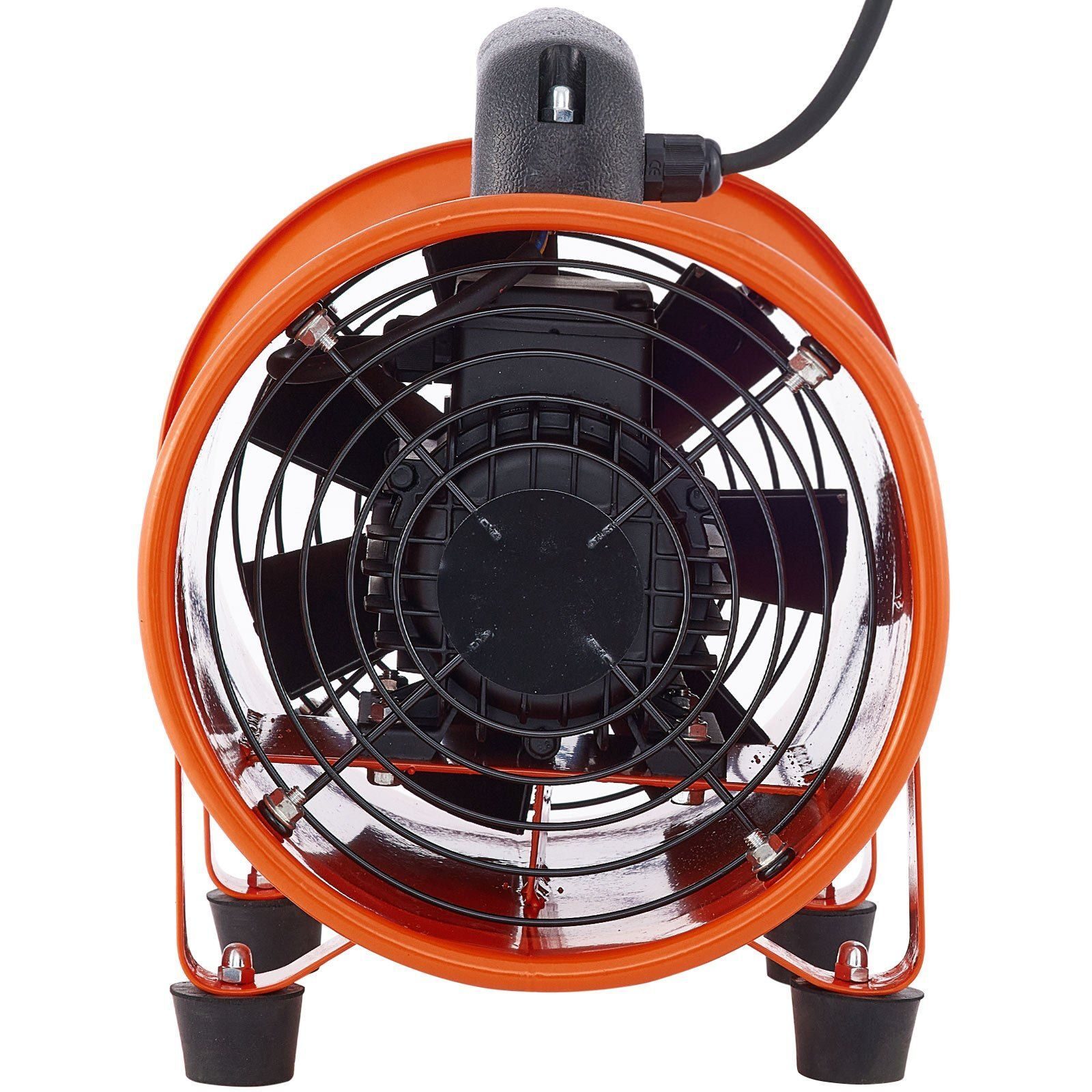 Bouwventilator 230W axiaalventilator 2800 rpm axiaalventilator windmachine met 10 meter PVC-slang 1500 m3/u luchtstroom industriële ventilator koelen en drogen