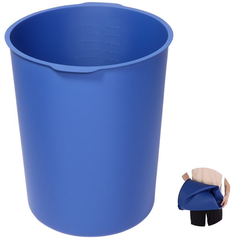 Revêtement de seau 18,9 L en silicone pour mélange de béton, réutilisable pour mélanger du mortier à lit fin, de la peinture, du béton et de la résine époxy, revêtement de seau de qualité alimentaire, bleu Revêtement de seau 18,9 L en silicone pour mélange de béton, réutilisable pour mélanger du mortier à lit fin, de la peinture, du béton et de la résine époxy, revêtement de seau de qualité alimentaire, bleu