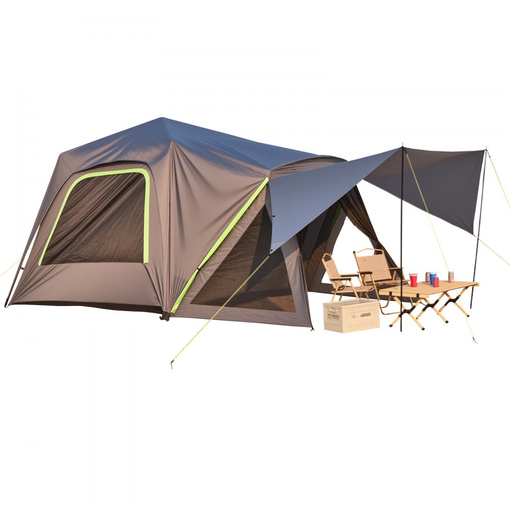Tente de camping pour voiture SUV (305 x 310 x 230 cm) étanche PU2000 spacieuse double couche pour 5 à 8 personnes Tente de camping SUV avec auvent d'ombrage, fenêtres en maille, auvent de pluie et sac Tente de camping pour voiture SUV (305 x 310 x 230 cm) étanche PU2000 spacieuse double couche pour 5 à 8 personnes Tente de camping SUV avec auvent d'ombrage, fenêtres en maille, auvent de pluie et sac
