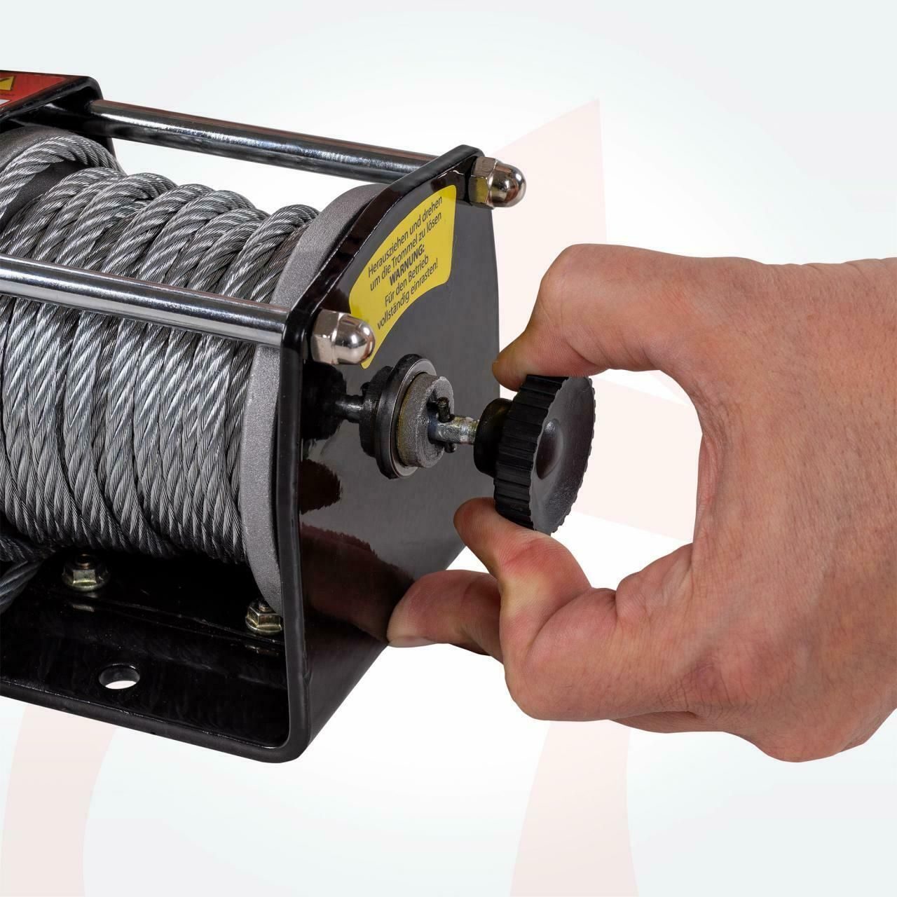 Elektrische Winde 12V 1,3t elektrische Winde Motorwinde Offroad-Winde Fernbedienung Starter-Set