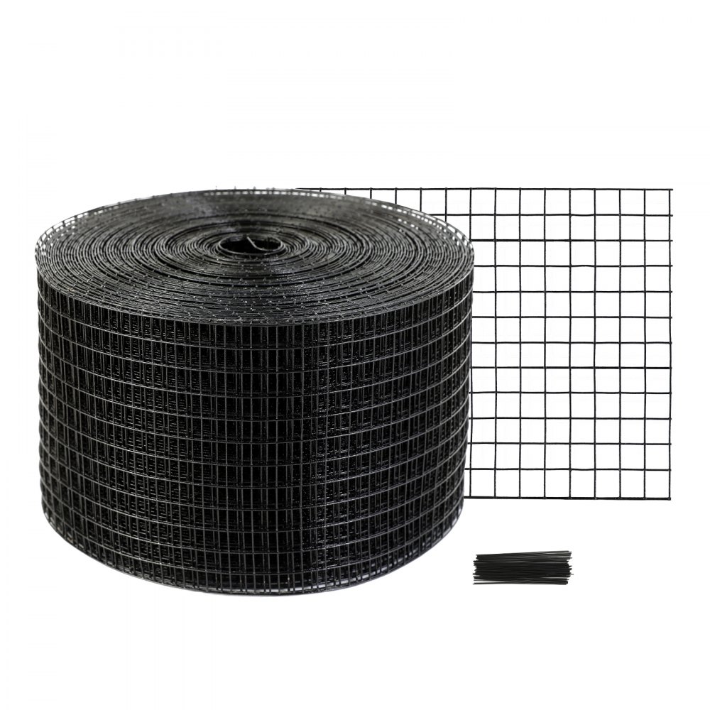 Panneau solaire anti-oiseaux 60' x 100', écran anti-pigeons avec 50 fils de pneu, protection de panneau solaire avec revêtement en PVC antirouille, maille en rouleau de 1/2"