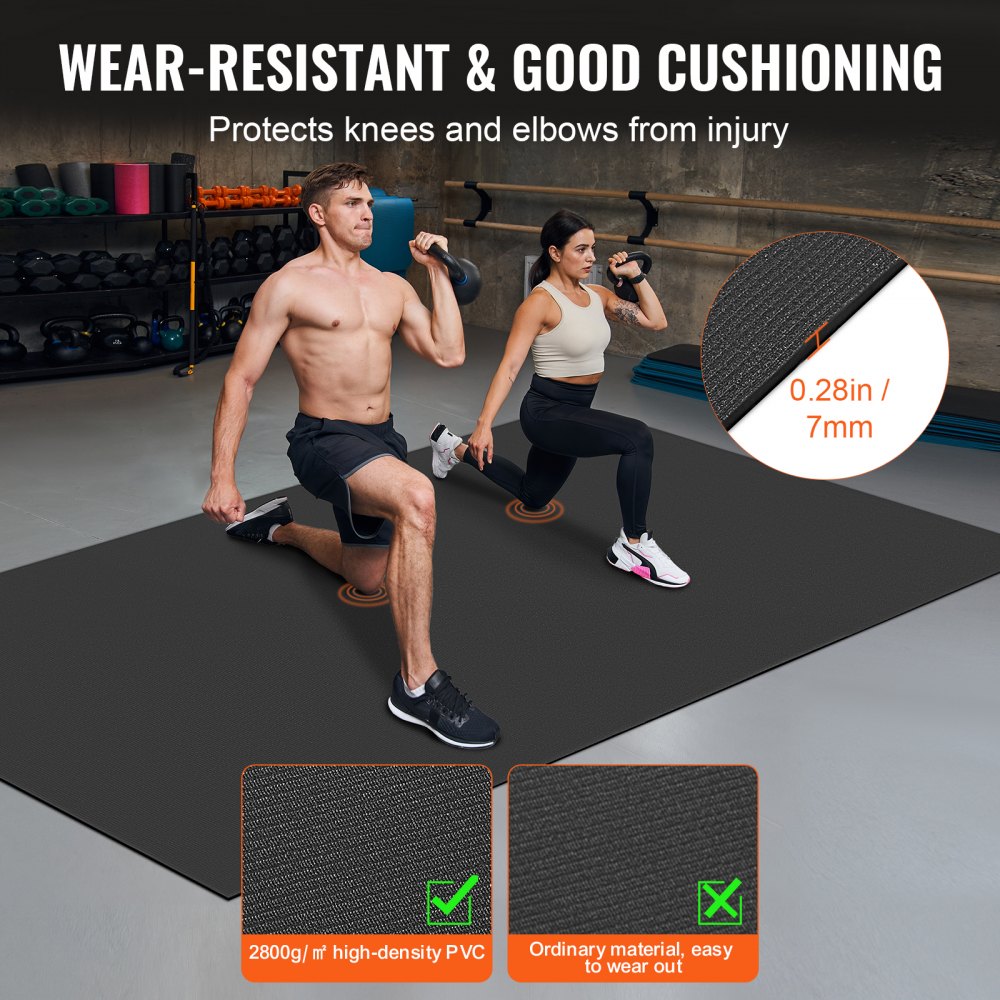 Exercise Mat, Non-Slip High Density Premium Yoga Mat, Exercise Yoga Mat for Men and Women, Fitness and Exercise Mat with Bag and Strap, for All Types of Home Yoga, Pilates and Floor Training (3x1.8m) Exercise Mat, Non-Slip High Density Premium Yoga Mat, Exercise Yoga Mat for Men and Women, Fitness and Exercise Mat with Bag and Strap, for All Types of Home Yoga, Pilates and Floor Training (3x1.8m)
