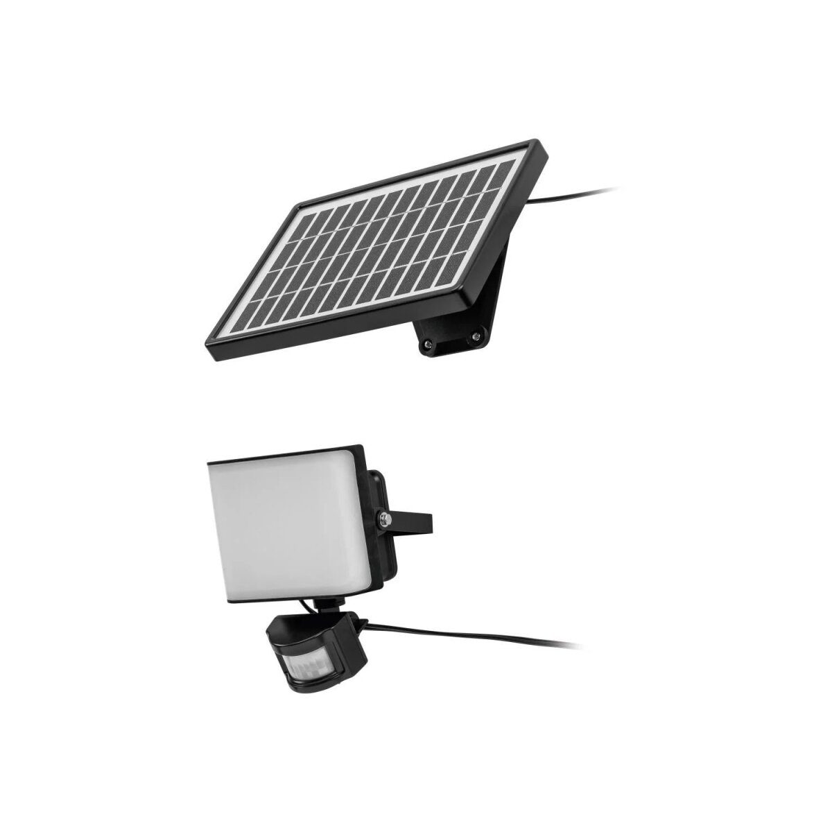 LIVARNO® LED-Solarstrahler mit Bewegungsmelder (Schwarz)
