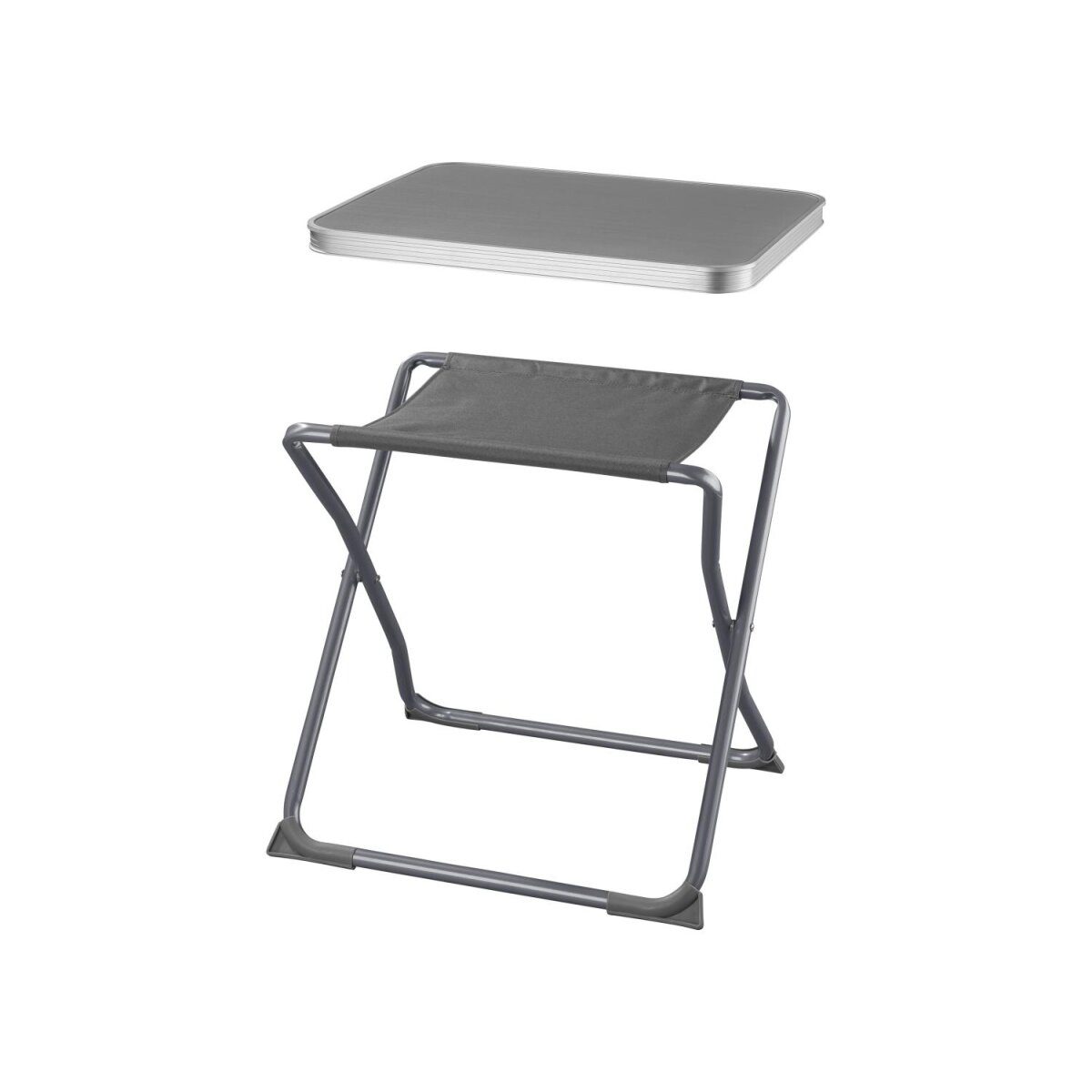 CRIVIT 2-in-1 stool/table, foldable